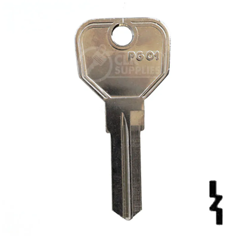 Uncut Key Blank | Piaggio Scooter | PGO1