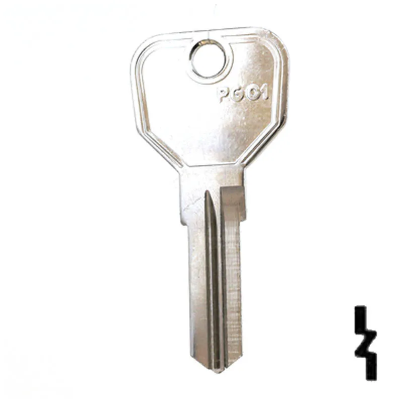 Uncut Key Blank | Piaggio Scooter | PGO1