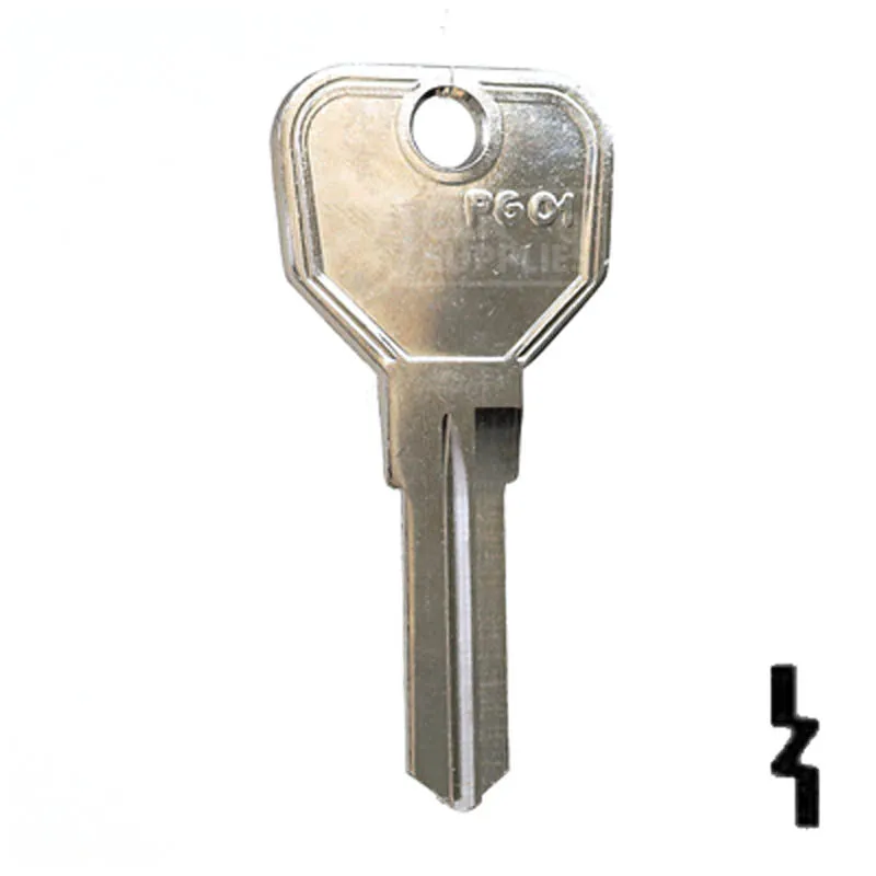 Uncut Key Blank | Piaggio Scooter | PGO1