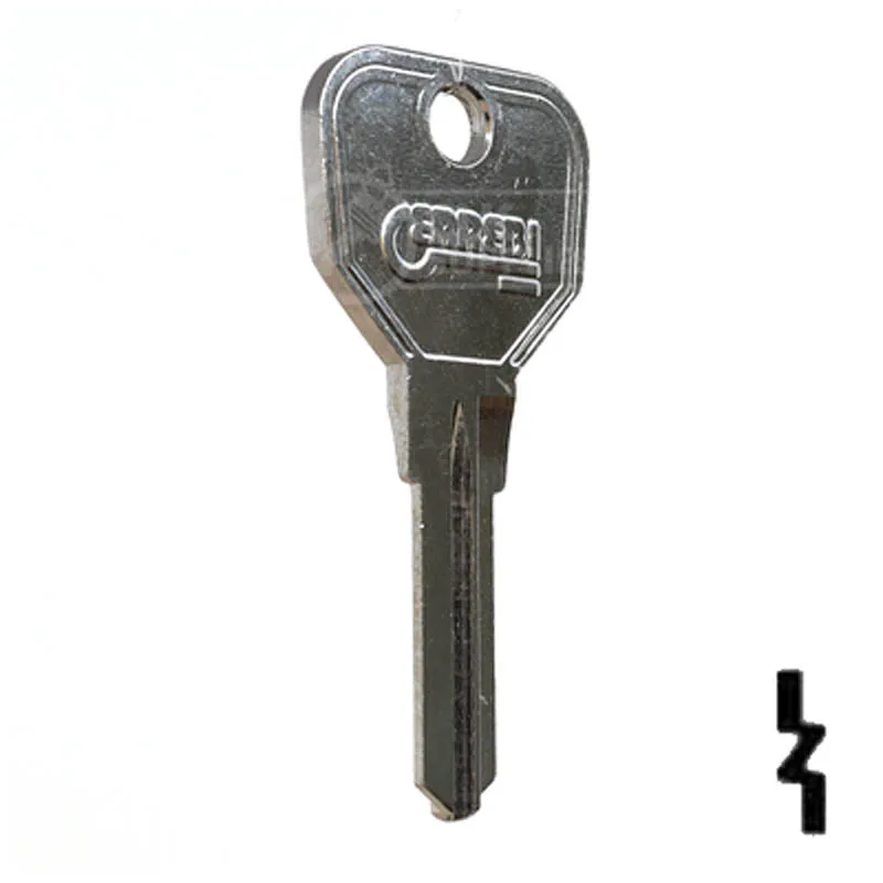 Uncut Key Blank | Piaggio Scooter | PGO1