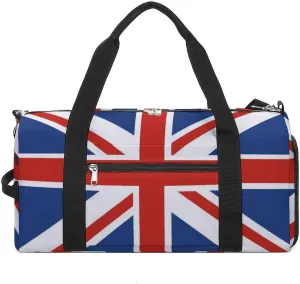 Union Jack Flag Gym Bag-Workout Organizer with Water Resistant Compartments for Gym Lovers