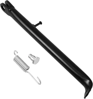 Universal Motorcycle Kickstand 12'' Wide Motorcycle Stand Kickstand for Scooter Metal Construction