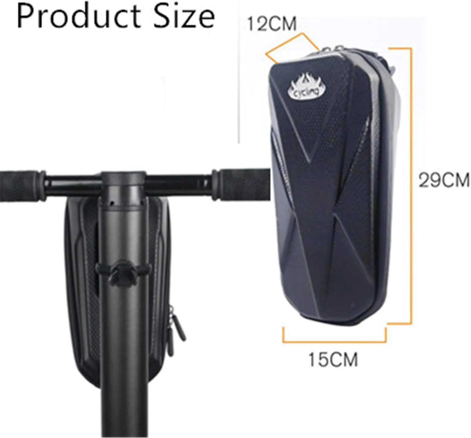 Universal Scooter Bag, Waterproof Storage Bag, Electric Scooter Handlebar Bag for Carrying Charger Tools Repair Tools/Large Capacity/Portable (3L)