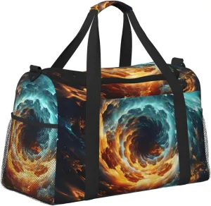 Universe Sstarry Sky Duffle Bag Foldable Travel Tote Bag Carry On Large Weekender Overnight Bags Waterproof Gym Bag For Women Men
