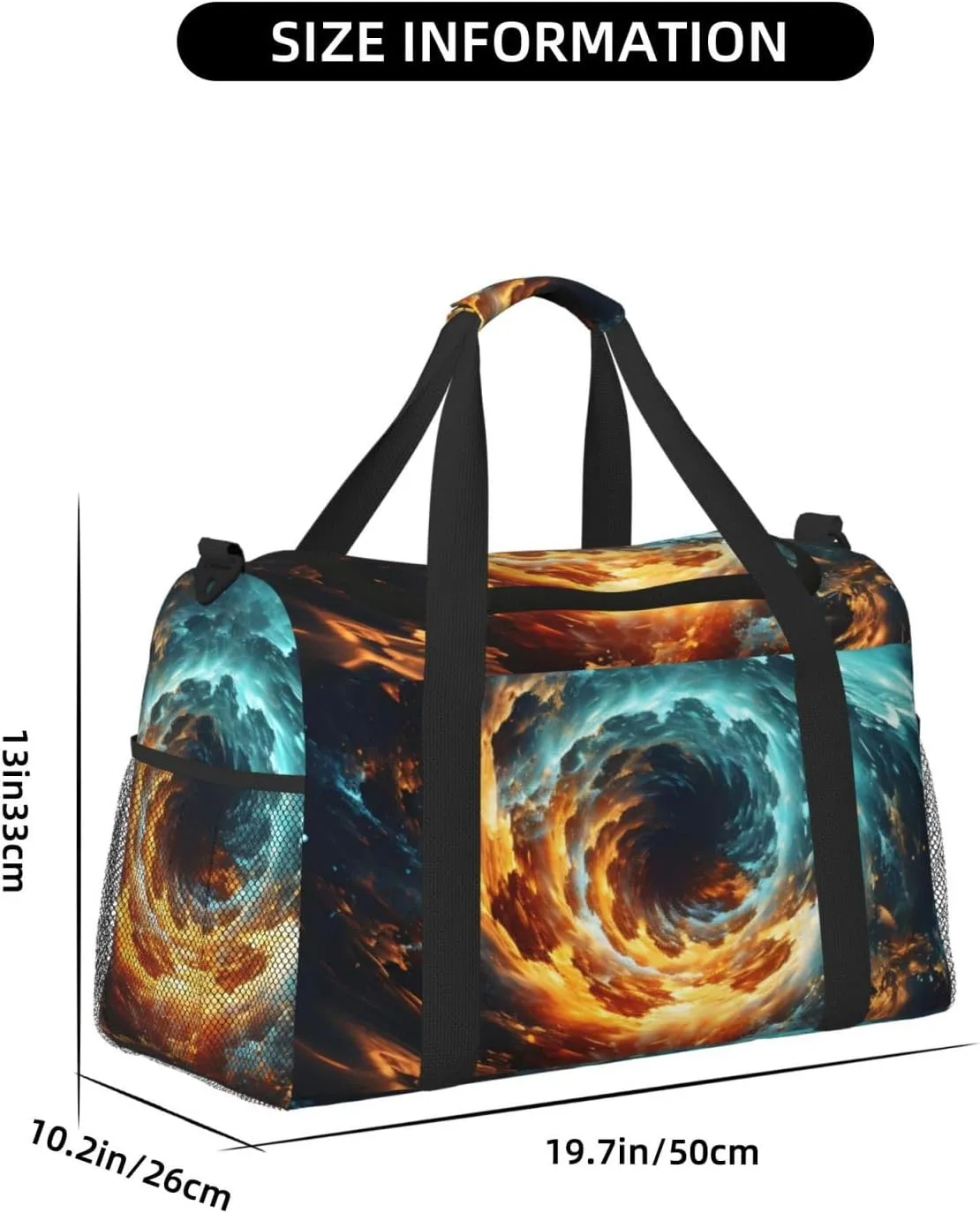 Universe Sstarry Sky Duffle Bag Foldable Travel Tote Bag Carry On Large Weekender Overnight Bags Waterproof Gym Bag For Women Men