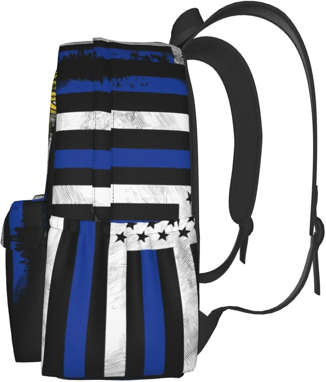 Uruguay Uruguayan American Flag Casual Backpack Large Capacity Travel Backpacks Laptop Daypack Commuter Rucksack Adjustable Strap Sports Bags for Hiking Biking
