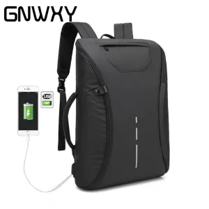 USB Anti-theft Inch 15.6 All-inclusive Accessible  Backpack Men Charging Waterproof Laptop