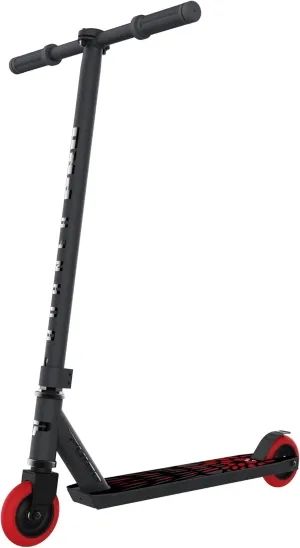 Variflex Heavy-Duty 2-Wheel Freestyle Kick Scooter for Kids – Beginner-Friendly Design with Oversized Handlebars, Sturdy Steel Frame, Reinforced Aluminum Deck, and Pro-Quality Safety Features (Red)
