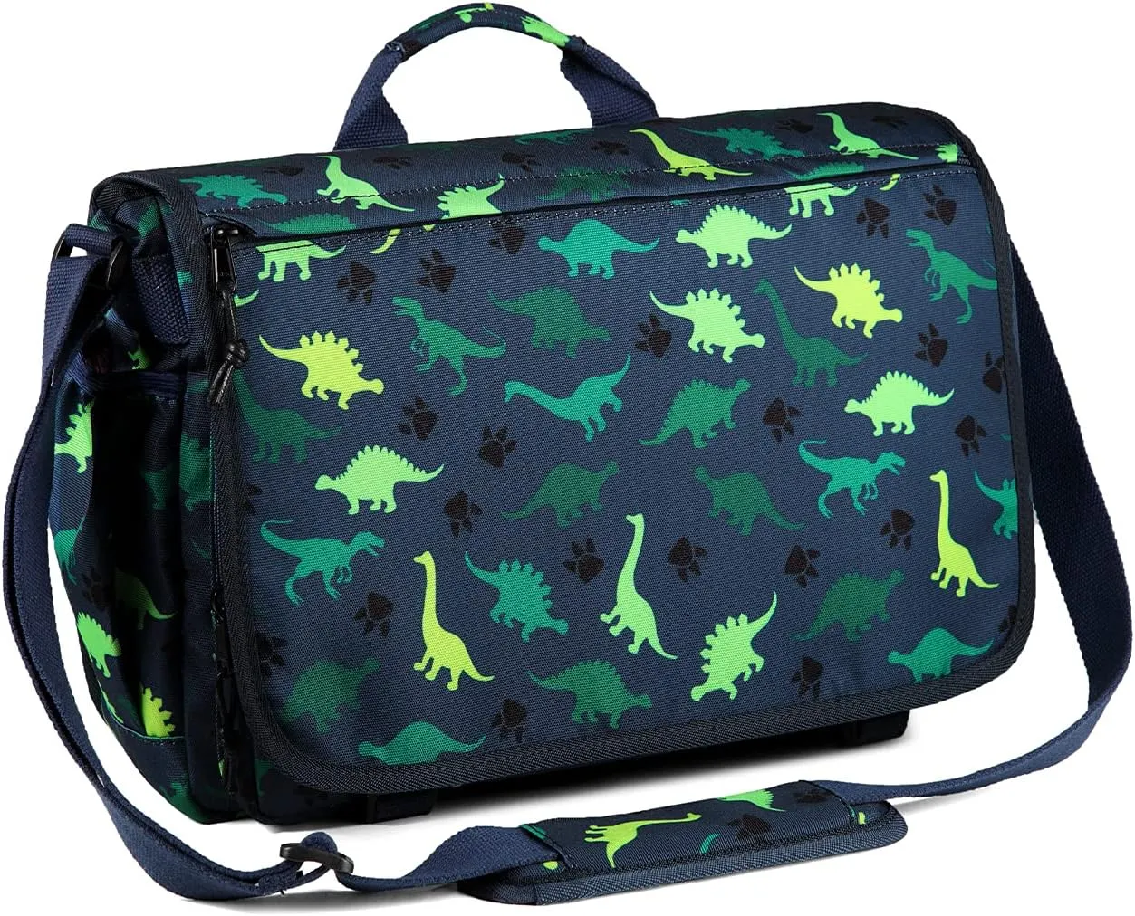 VASCHY Messenger Bag for Kids, Cute 15.6inch Laptop Crossbody School Bag for Boys Girls Teens Women