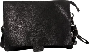 Vegan Leather Crossbody Shoulder Bag for Women – Medium Messenger Purse with Wristlet & Adjustable Strap – Tammy