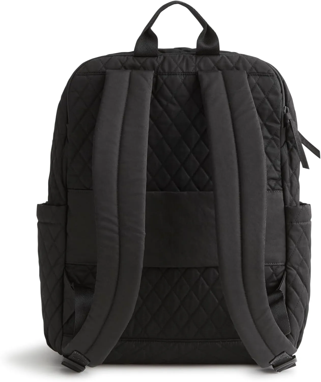 Vera Bradley Women's Premium Cotton Large Bancroft Backpack, Moonless Night, One Size