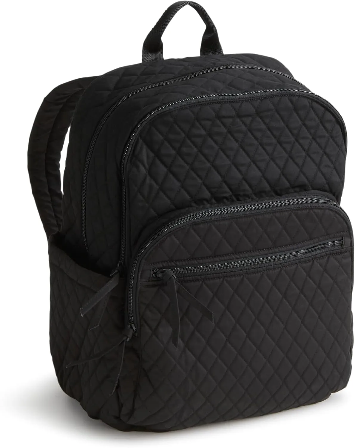 Vera Bradley Women's Premium Cotton Large Bancroft Backpack, Moonless Night, One Size