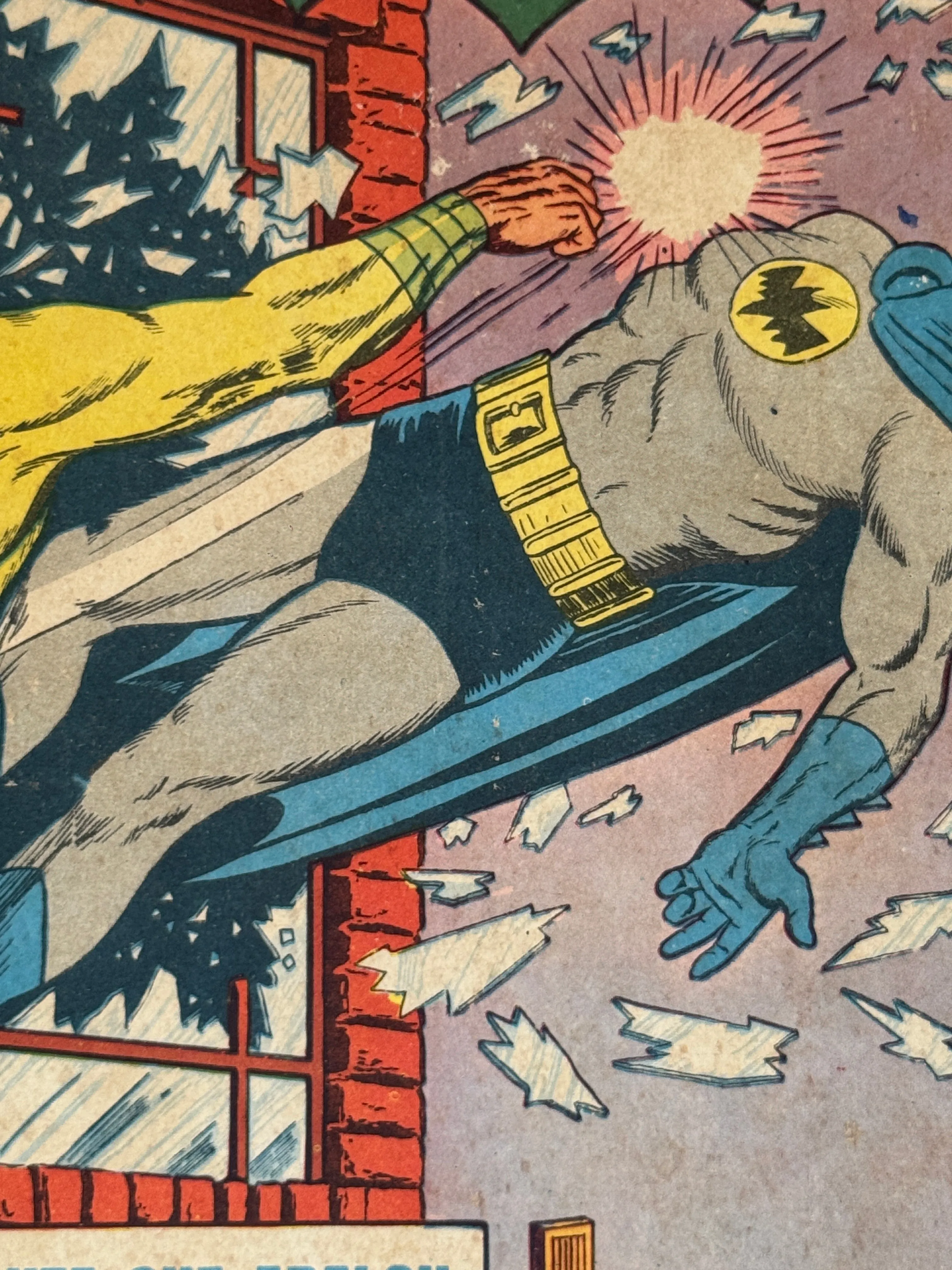 Vintage 1960's Brazilian Portuguese Batman No. 57 Comic Book
