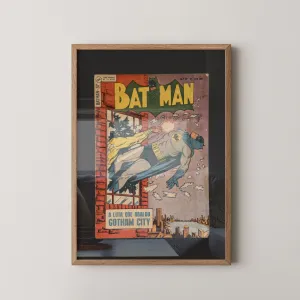 Vintage 1960's Brazilian Portuguese Batman No. 57 Comic Book