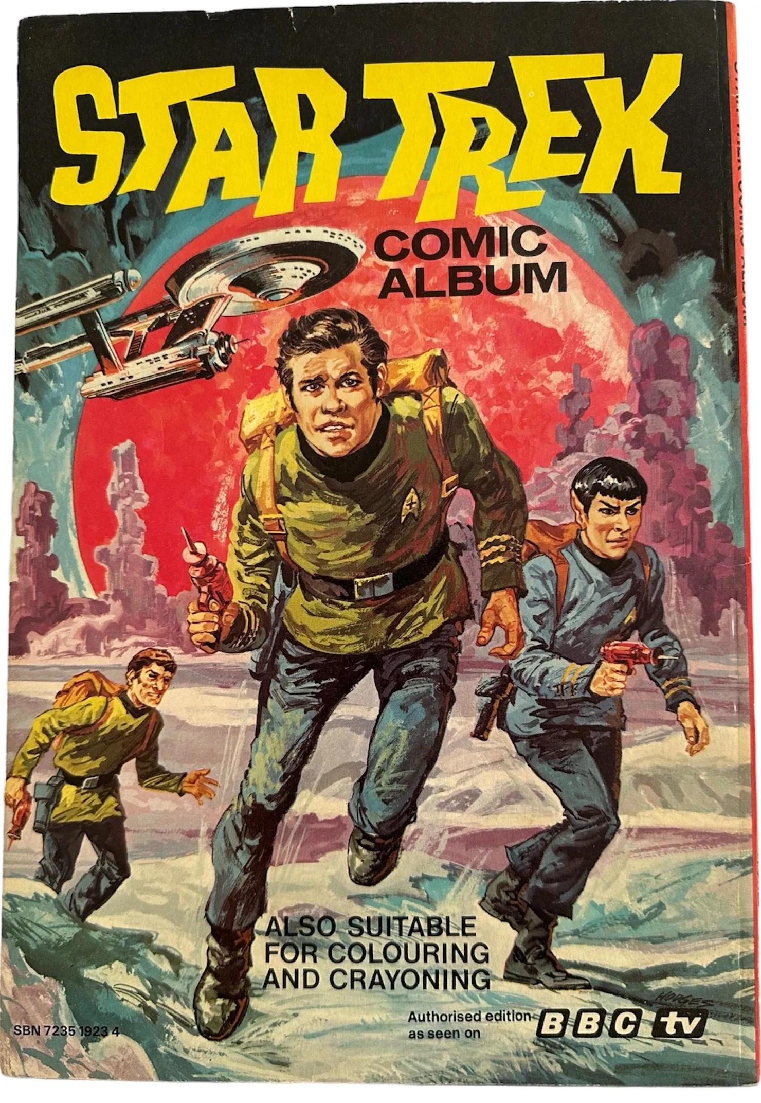 Vintage Ultra Rare 1974 Star Trek Comic Album Paperback Book