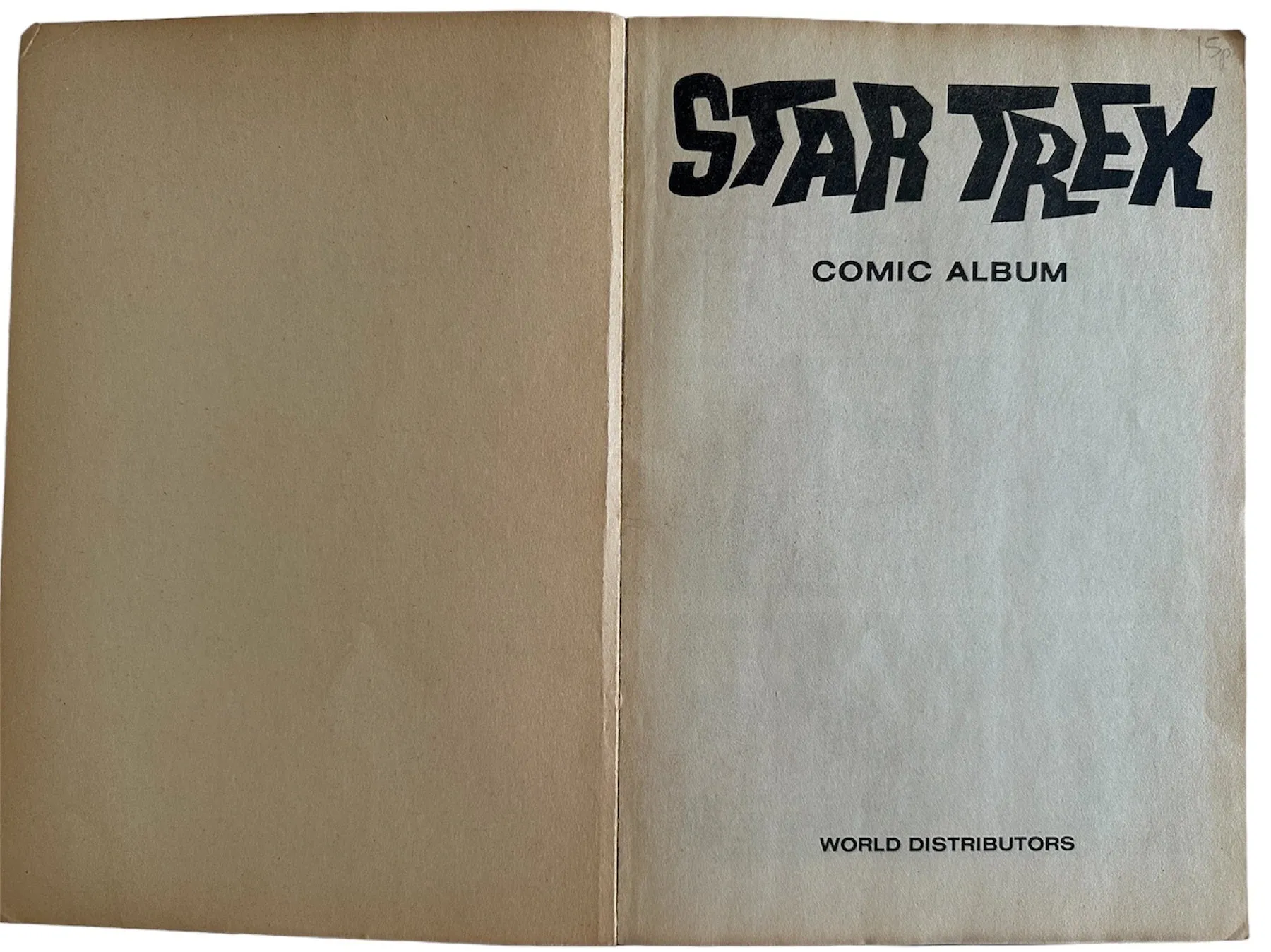 Vintage Ultra Rare 1974 Star Trek Comic Album Paperback Book