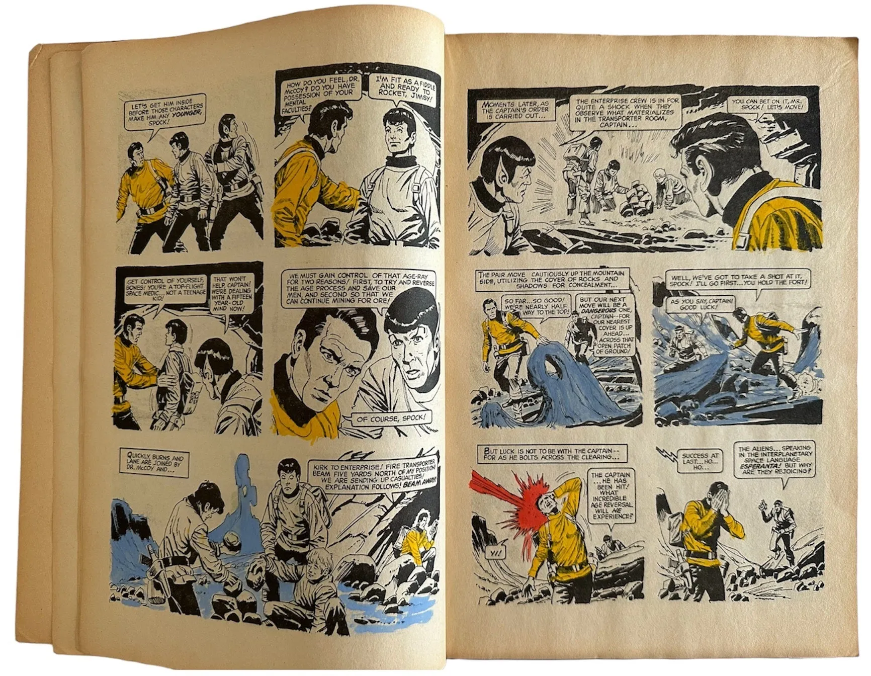Vintage Ultra Rare 1974 Star Trek Comic Album Paperback Book