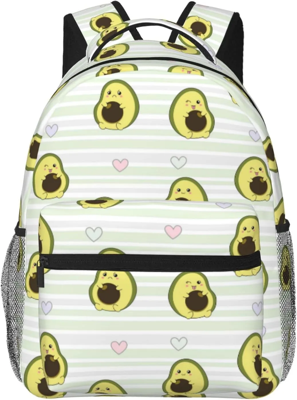 VOSERY Backpack for Women Men, Laptop Backpack, Carry On Backpack, Personal Item Backpack, Avocado of a Hear Backpacks for Travel Weekender Work, Casual Daypack Backpacks