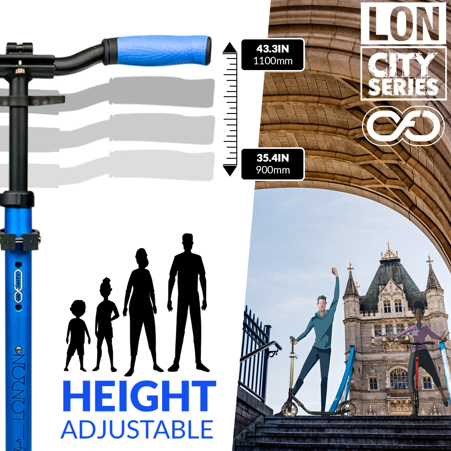Warehouse Deal | London City Scooter - LON Blue
