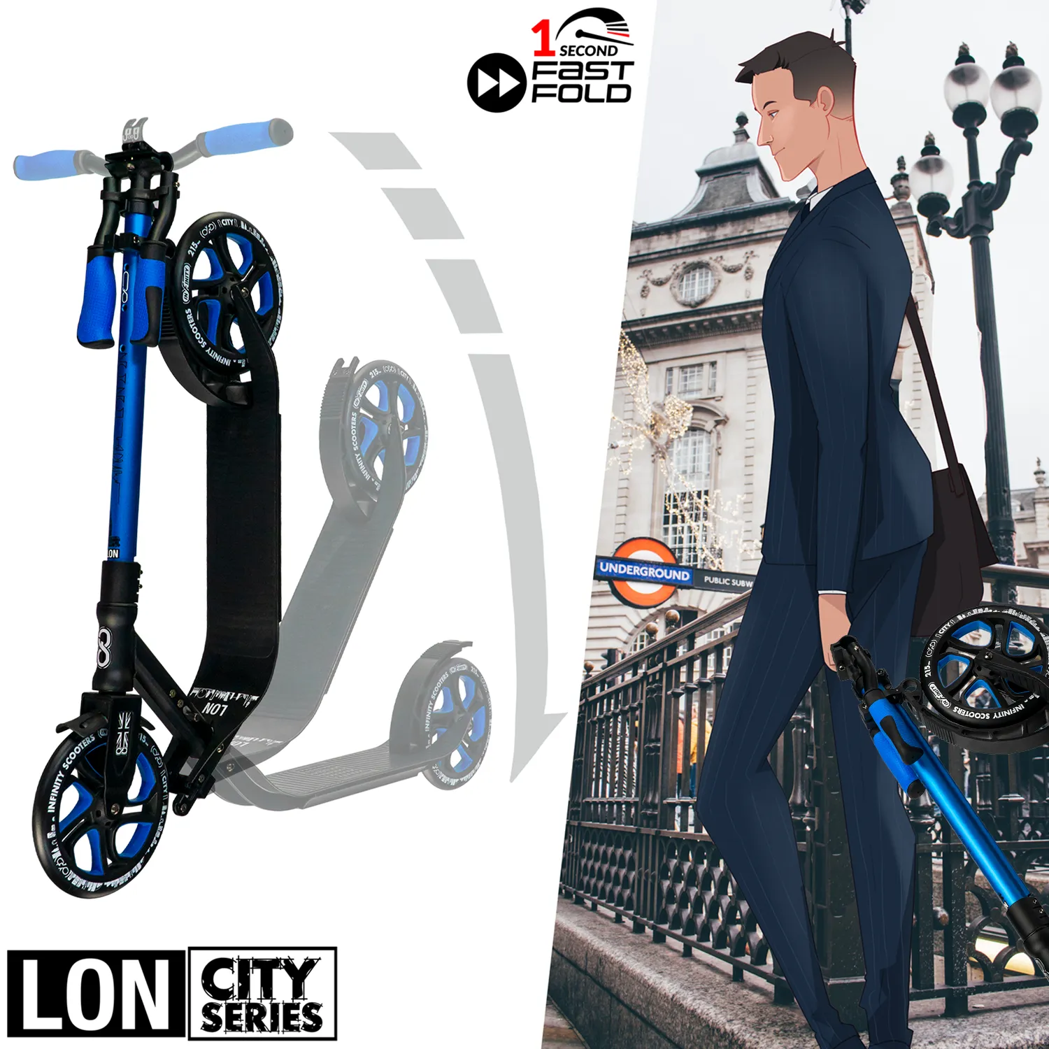 Warehouse Deal | London City Scooter - LON Blue