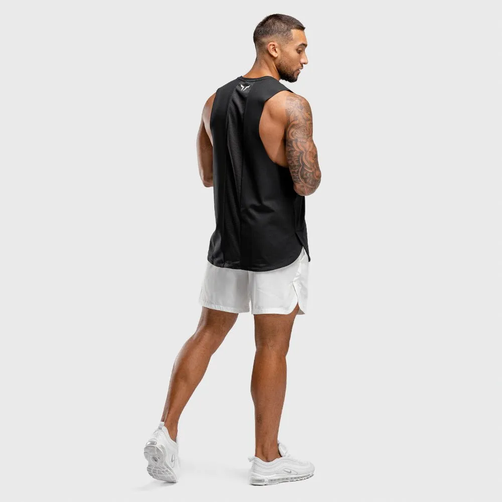 Warrior Cut-Off Stringer - Black