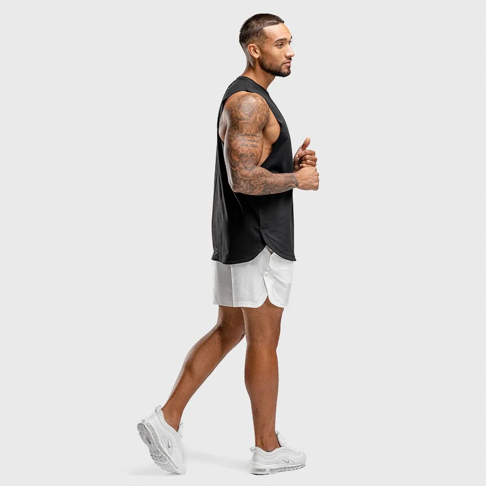 Warrior Cut-Off Stringer - Black