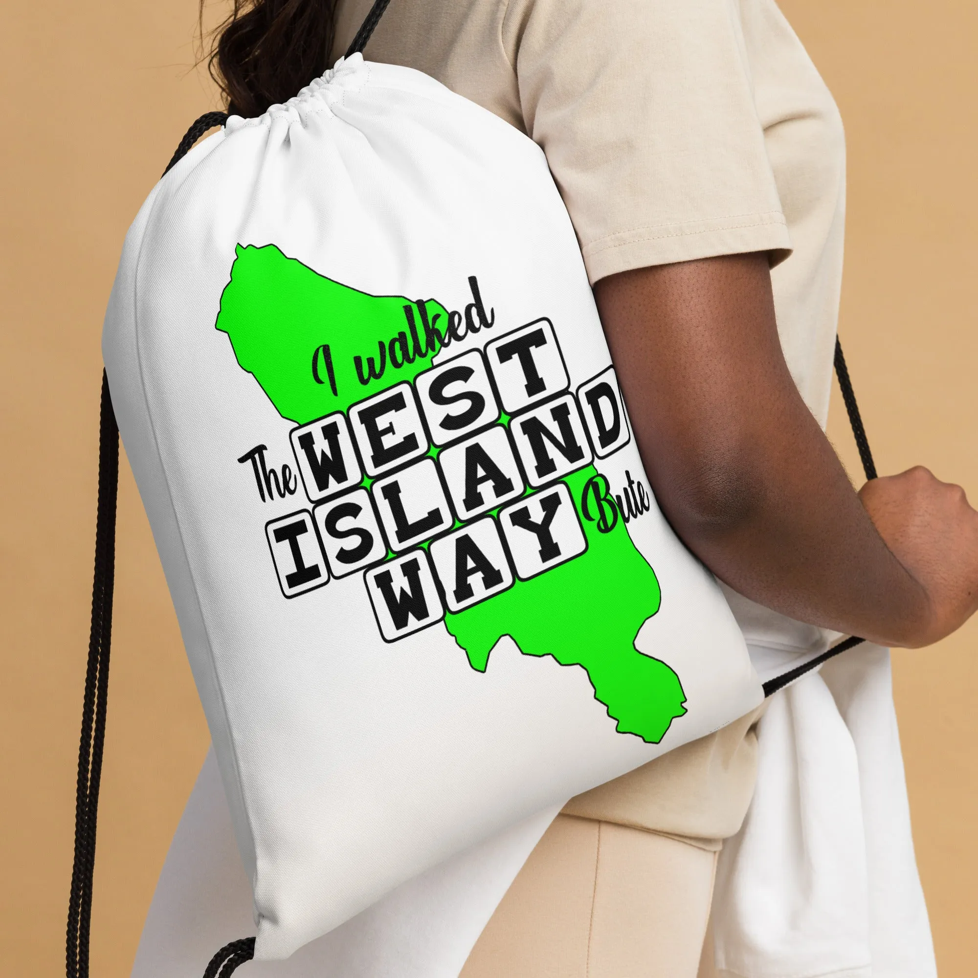 West Island Way Drawstring bag - FREE p&p Worldwide
