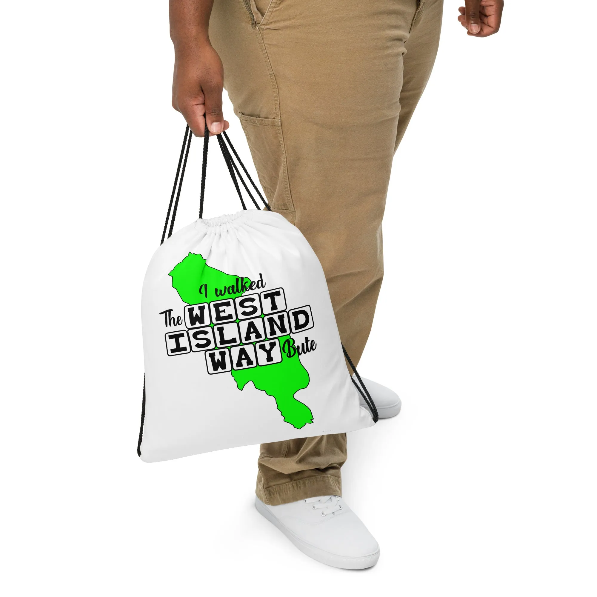 West Island Way Drawstring bag - FREE p&p Worldwide