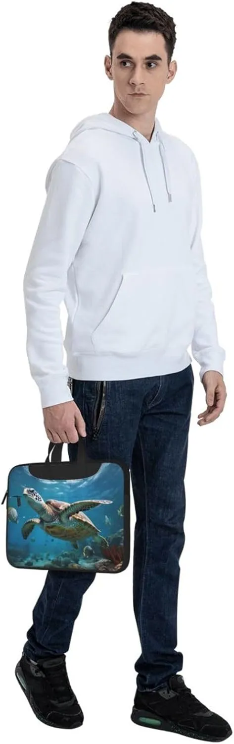 Wild White Daisy Flower Stylish And Lightweight Laptop Messenger Bag,Handbag,Briefcase,Perfect For Business Travel