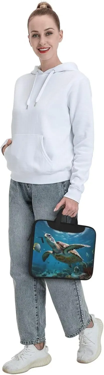 Wild White Daisy Flower Stylish And Lightweight Laptop Messenger Bag,Handbag,Briefcase,Perfect For Business Travel