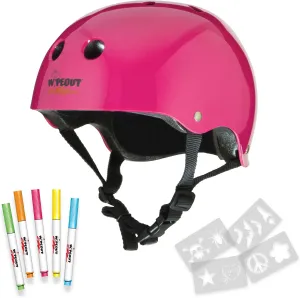 Wipeout Dry Erase Kids Helmet – Ideal for Bike, Skate, Scooter, in-Line Skating and Rollerblading
