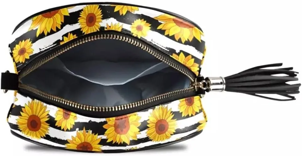 Women Handbags Fashion Korean Version Shoulder Bag Sunflower Pattern Chain Messenger Bag Sweet Woman Evening Bag