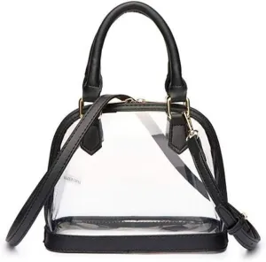 Women Jelly Transparent Shoulder Bag Tote Outdoor Ladies PVC Handbag Messenger Shoulder Bag