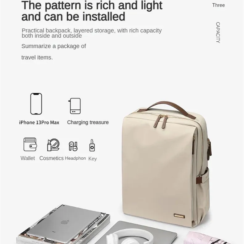 Women Laptop Backpack 14 15 6 Inches Waterproof