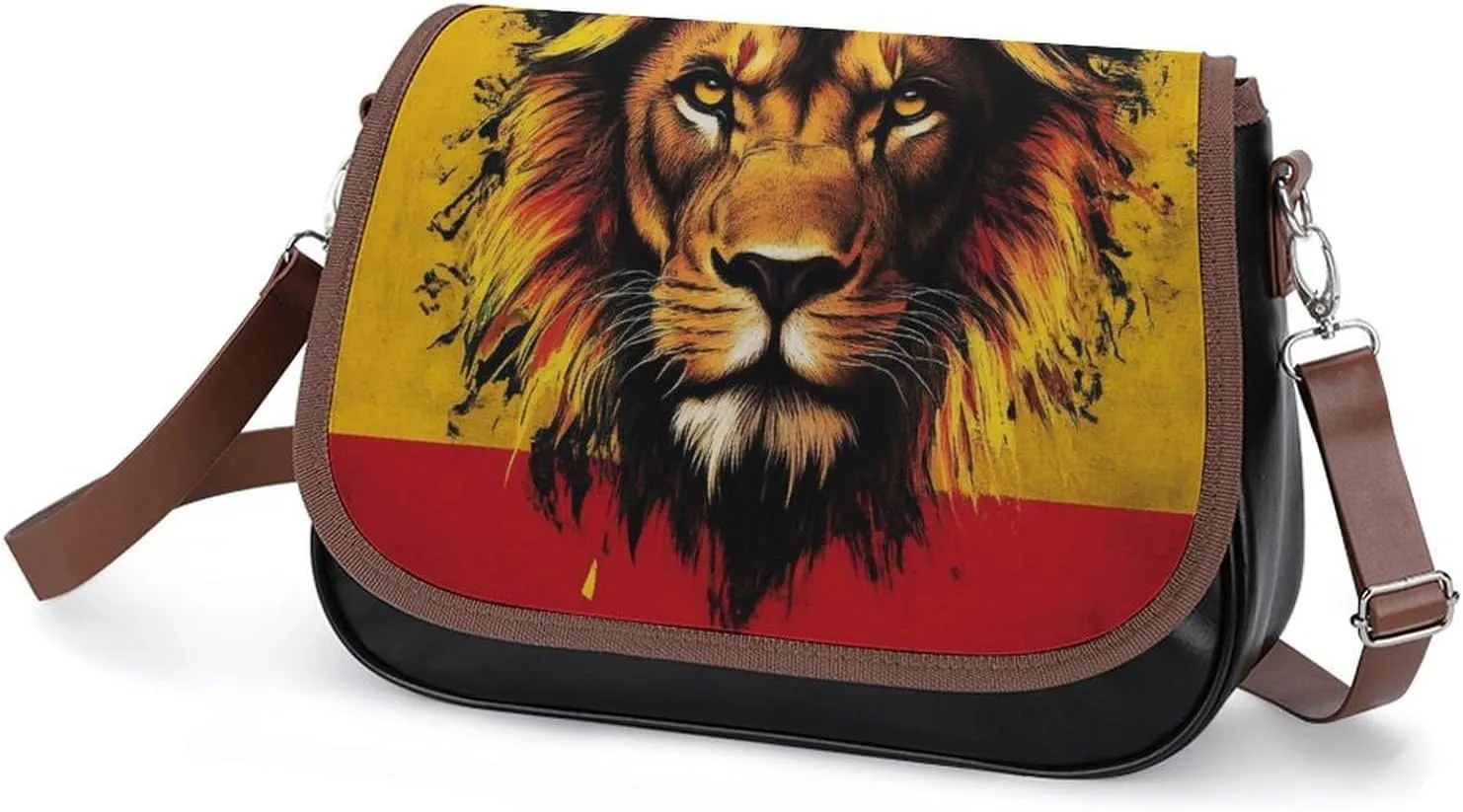 Womens Casual Crossbody Bag, Small PU Leather Shoulder Bag Travel Messenger Bags