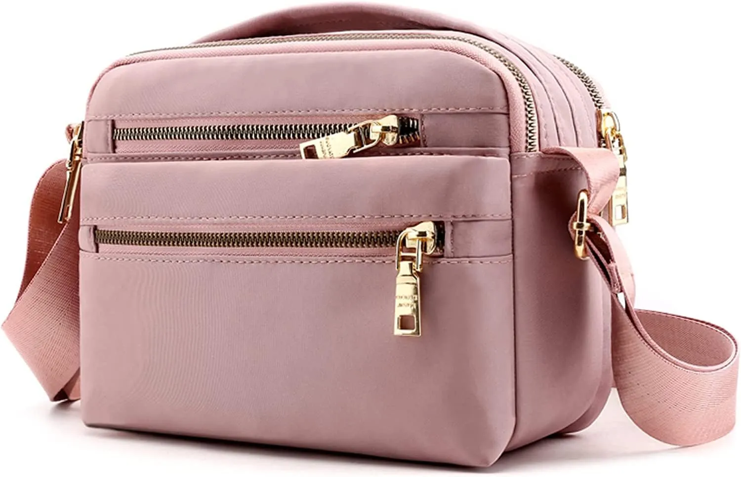 Women's Crossbody Bag, Multi Pocket Messenger Bag Shoulder Bag Travel Bag Handbags for Men&Women for Shopping Daily