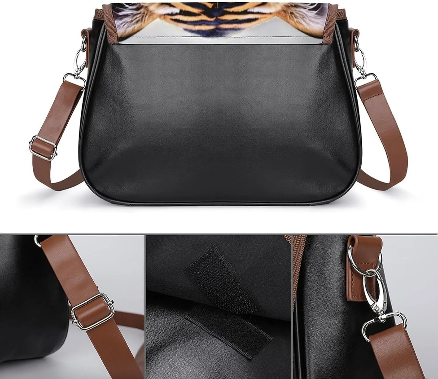 Womens Crossbody Purse Lightweight PU Leather Shoulder Bag Waterproof Messenger Bags
