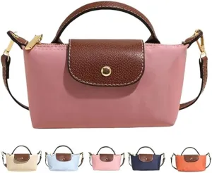 Women'S Fashion Colorblock Mini Crossbody Bag, Solid Color Square Wallet With Adjustable Shoulder Strap,Elegant Handbag