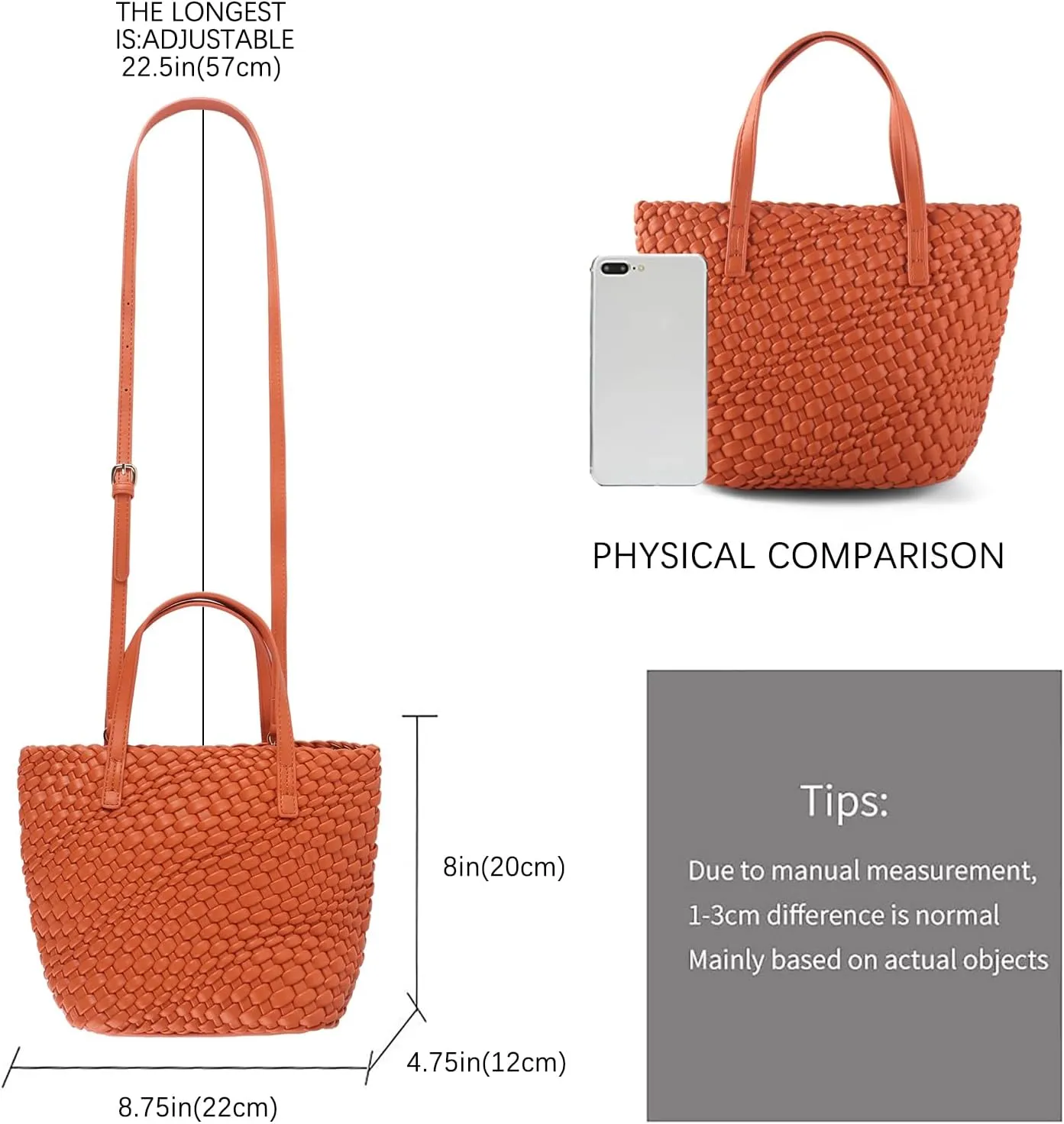 Woven Bags for Women Tote Hobo Shoulder Crossbody Bags PU Leather Handwoven Purse Summer Beach Travel Handbag