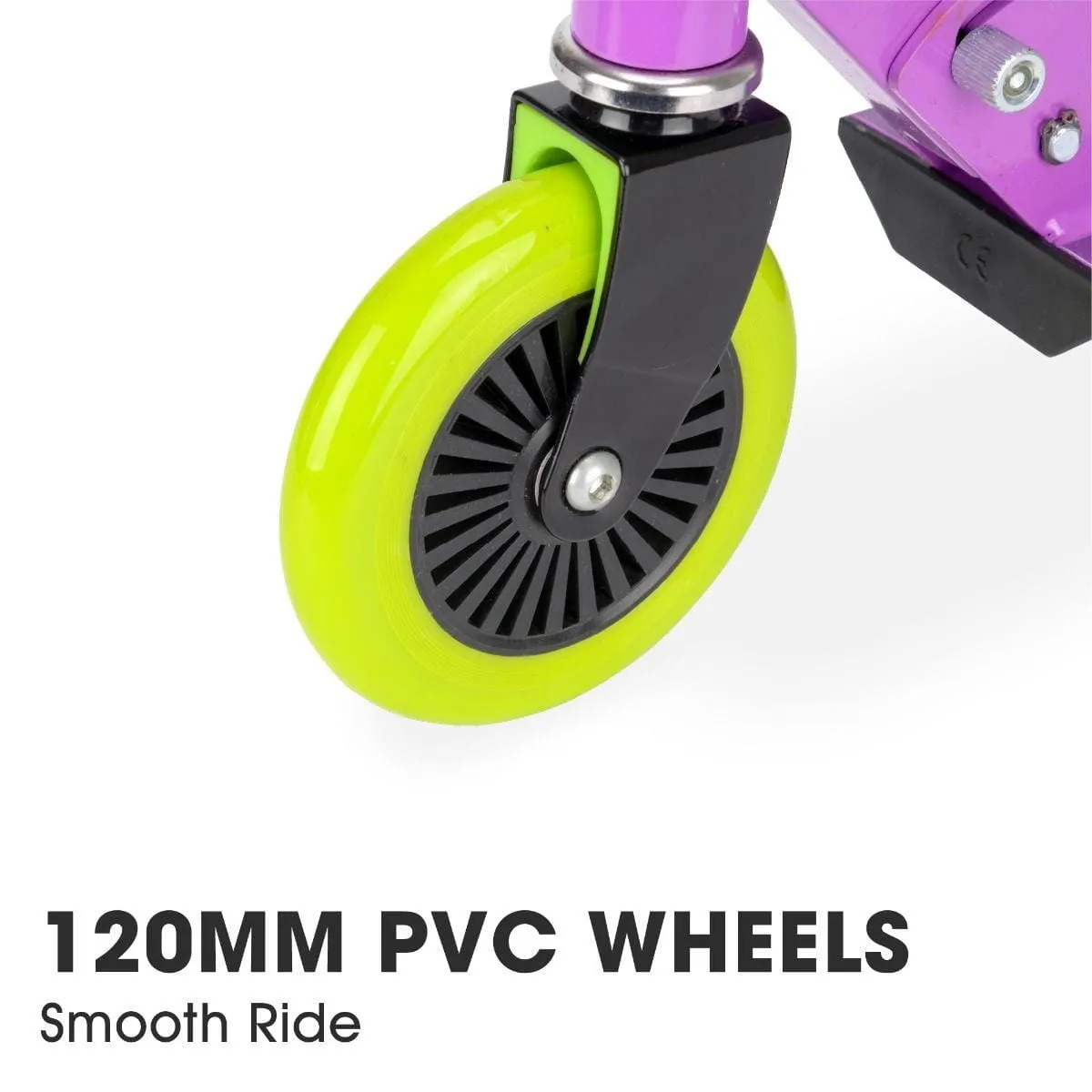 Xootz Atom Foldable Kids Kick Scooter - Purple