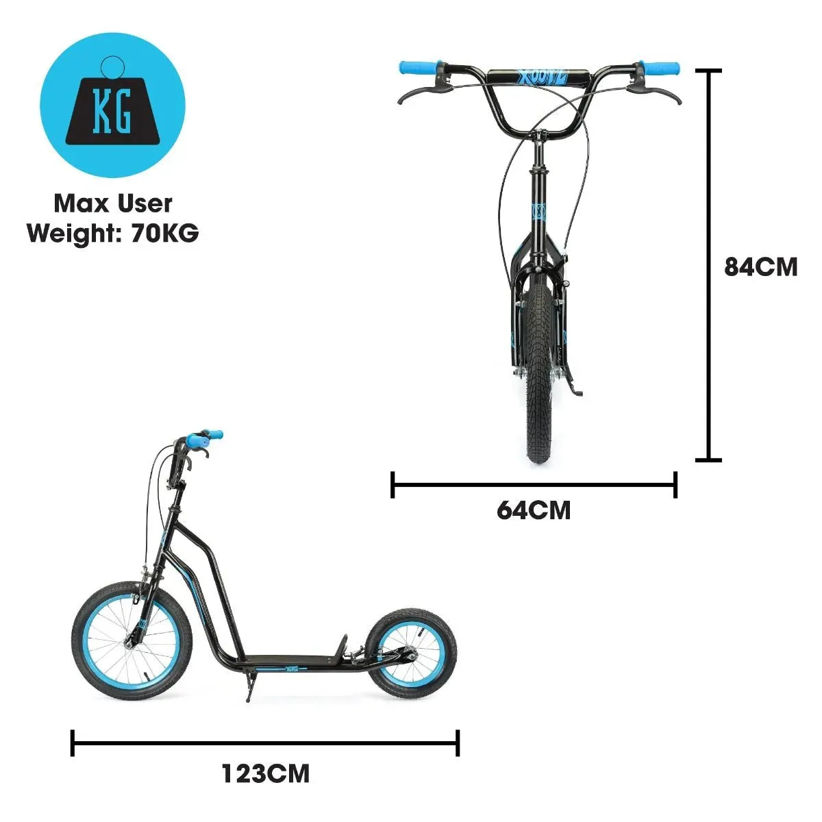 Xootz BMX Scooter - Blue
