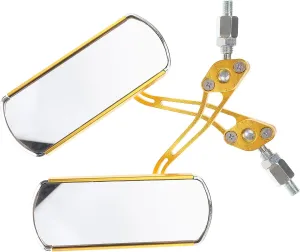 Yardwe Motorcycle Mirrors Bike Rear View Mirrors Reflective for Handlebars for Bicycles Motorcycles