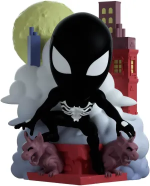 Youtooz Marvel Collection Web of Spiderman #1 4.8 inch Vinyl Figure, Collectible Symbiote Spiderman Action Figure, Symbiote Spiderman, Web of Spiderman #1 Figure