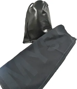 Yves Saint Laurent YSL MYSLF Men Drawstring Pouch and Towel (30L x 24H inches) Set (Light Weight Perfect for The Gym)- 7684