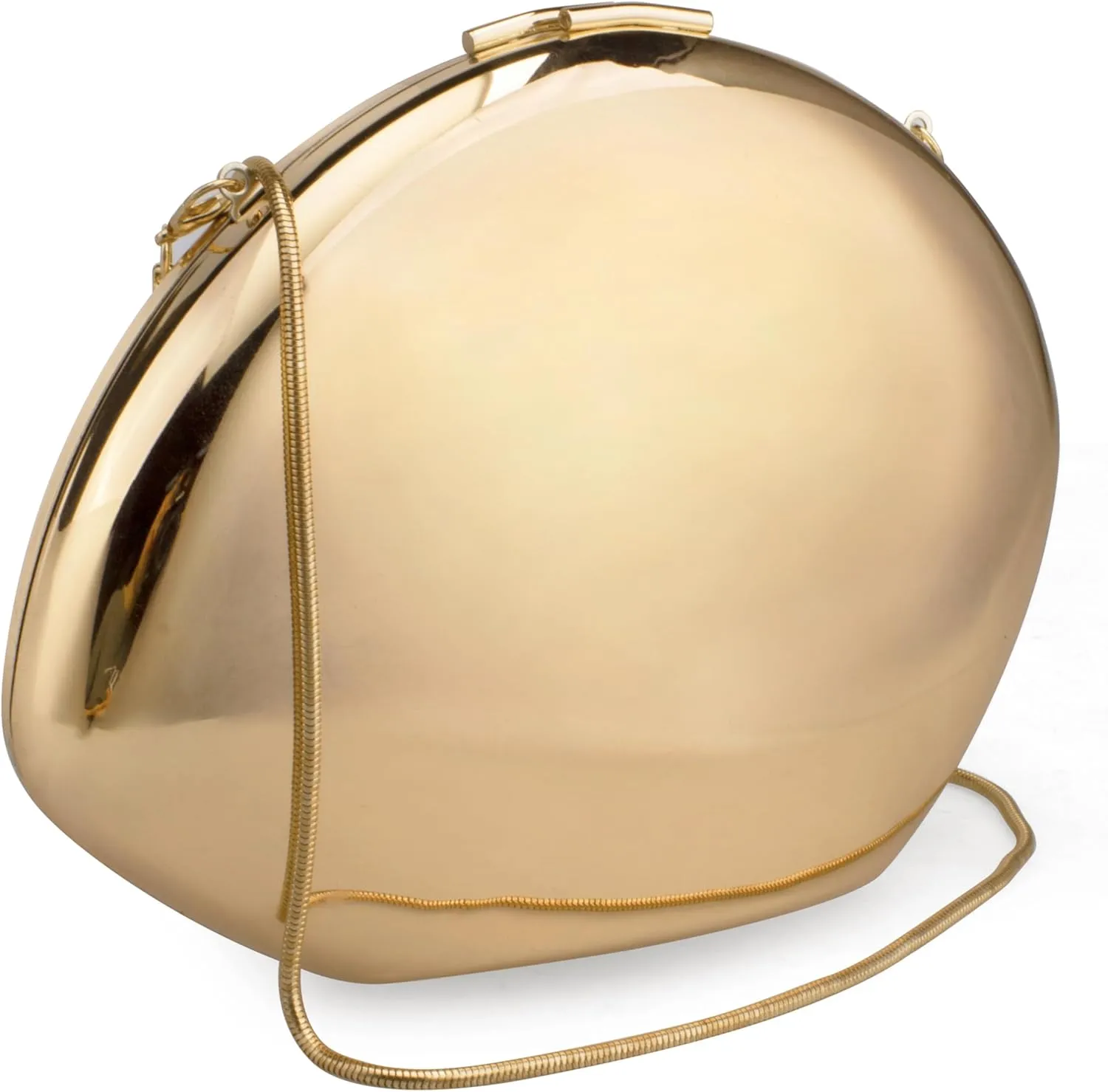 YYW Evening Clutch Purse for Women Metal Reflective Shoulder Bag Unique Handbag for Wedding Party Prom