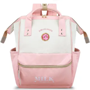 ZOMAKE 15.6 Inch Travel Laptop Backpack for Women Men, Anti Theft Water Resistant Bag Daypack Computer Bag Business Work Cute Backpacks(Donut)